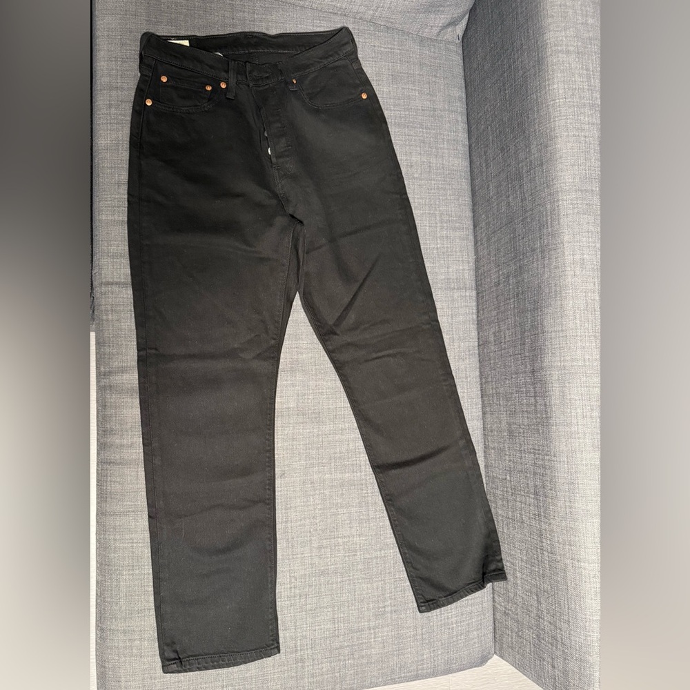 Levi's Premium 501 Straight Button Fly Denim Jeans